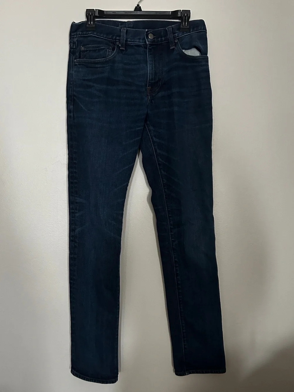 J. Crew Slim Straight Jeans in Dark Indigo